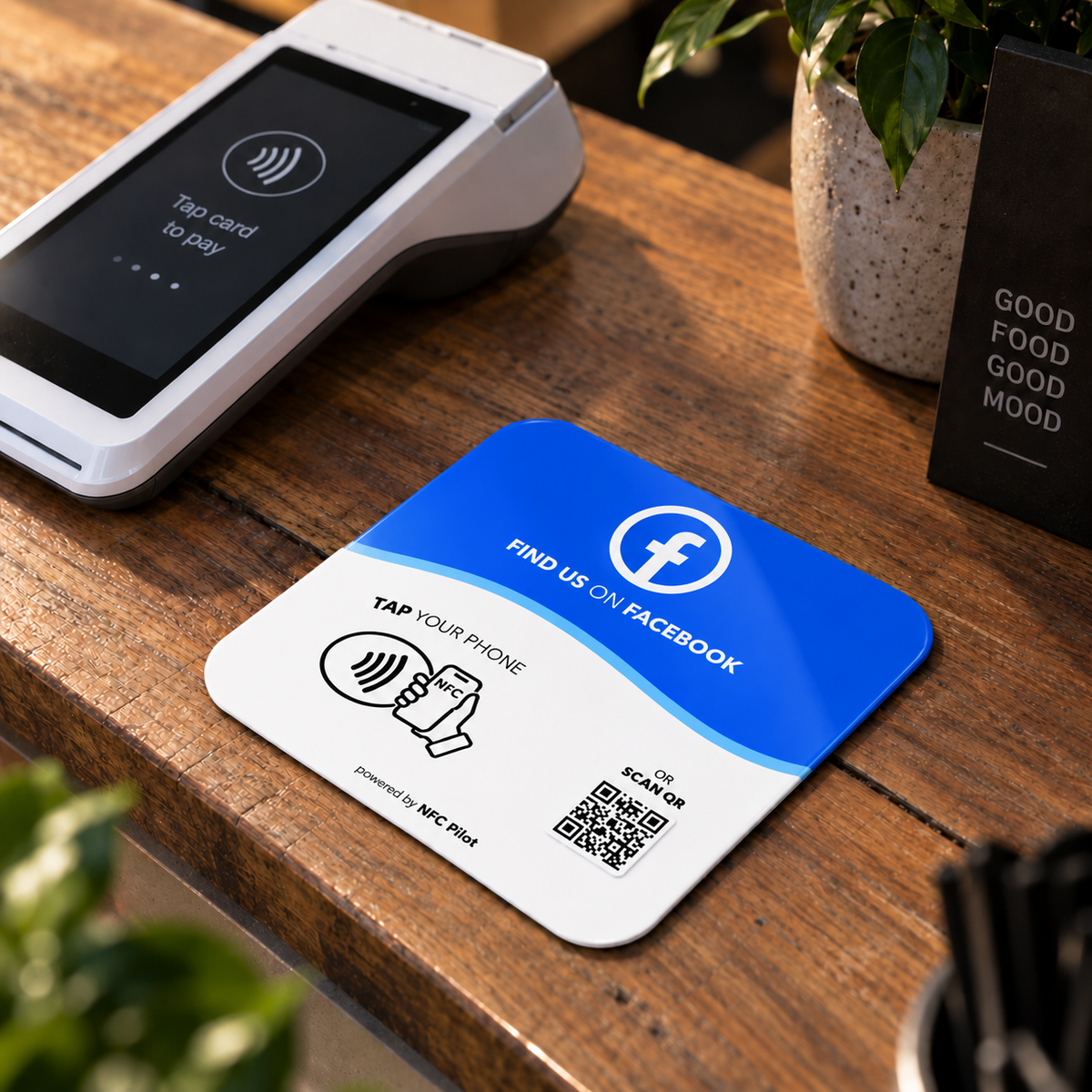 Facebook NFC Cards